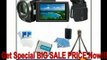 Sony Handycam DCR-SX45 Palm-sized Black Camcorder, SD Flash Memory, Touch Panel LCD, 60x Zoom and 70x Extended Zoom. Essen...