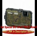 Nikon COOLPIX AW100 16 MP CMOS Waterproof Digital Camera with GPS and Full HD 1080p Video (Camouflage)