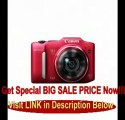Canon PowerShot SX160 IS 16.0 MP Digital Camera with 16x Wide-Angle Optical Image Stabilized Zoom with 3.0-Inch LCD (Red) FOR SALE