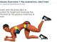 Hip & Buttocks exercise - HIP flexor - thigh exercise for woman: Hip extensions, bent knee