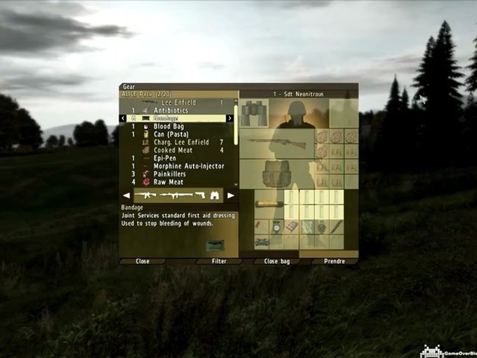 Tutos DayZ - Stopper une hemorragie