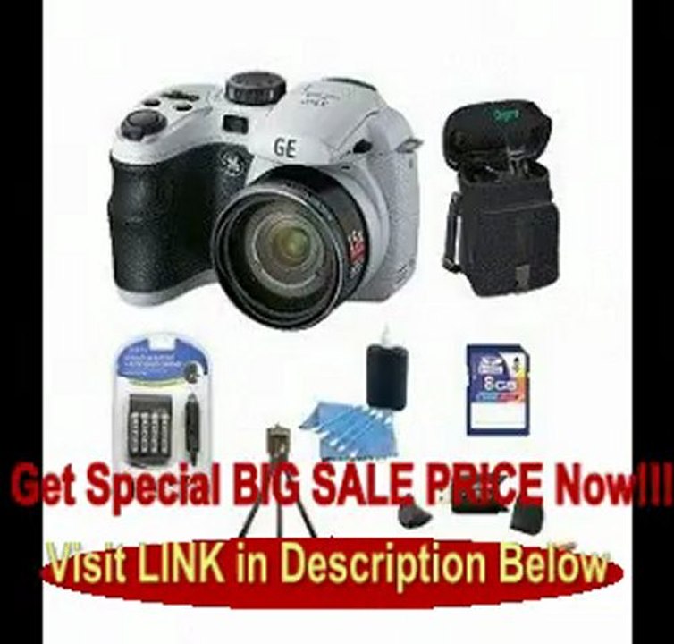 BEST BUY General Electric Power Pro X500-WH 16 MP with 8GB Camera Bundle (White)
