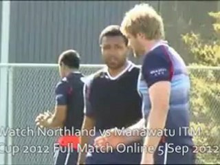 Streaming Rugby Match Northland vs Manawatu
