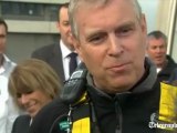 Prince Andrew completes shard abseil