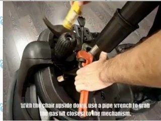 video thay ống hơi ghế xoay văn phòng