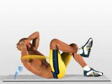 Side bends abdominal (upper abs abdomen) exercise