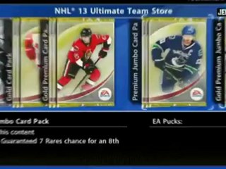 NHL 13 : Ultimate Team mode trailer