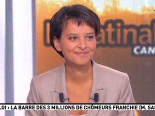 Najat Vallaud Belkacem invitée de "La Matinale" de Canal+