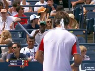 Ferrer suda con Hewitt - US Open, 3° turno