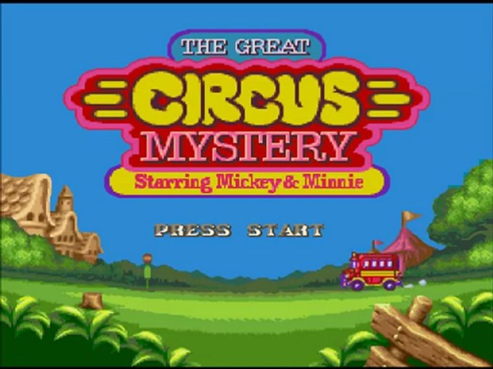 Direct Live The Great Circus Mystery starring Mickey & Minnie (Megadrive)