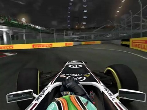 F1 2011 - GP de Singapour - Mon erreur