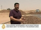 Kurdish forces prevent Iraqi troops from disputed border area
