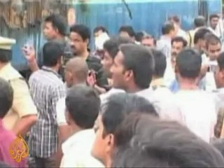 Dozens killed in southern India train fire