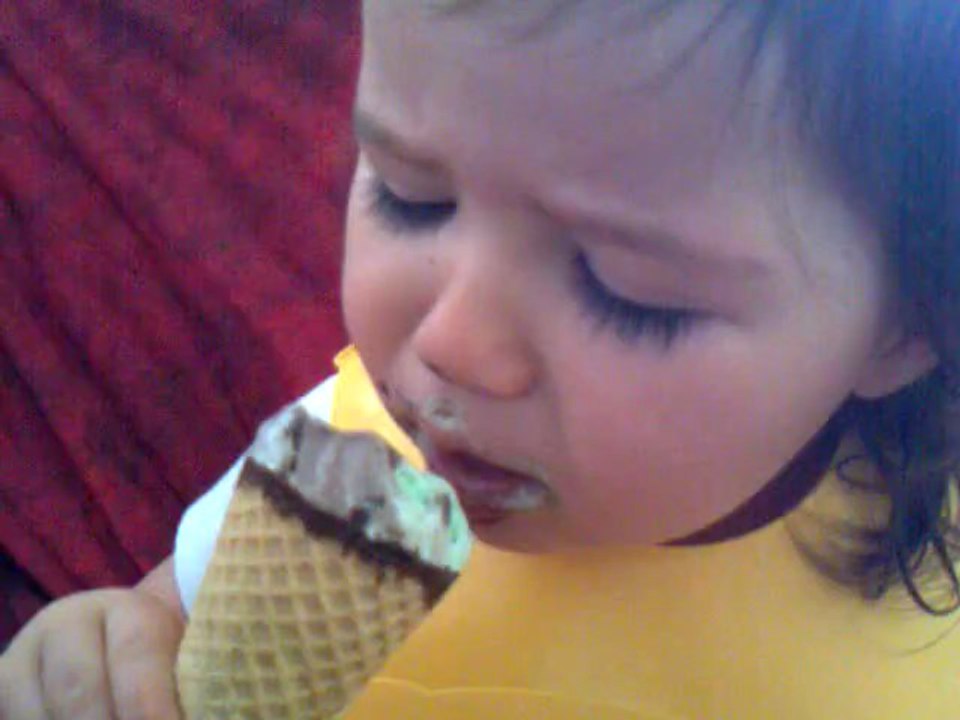 La glace c'est pas bon !