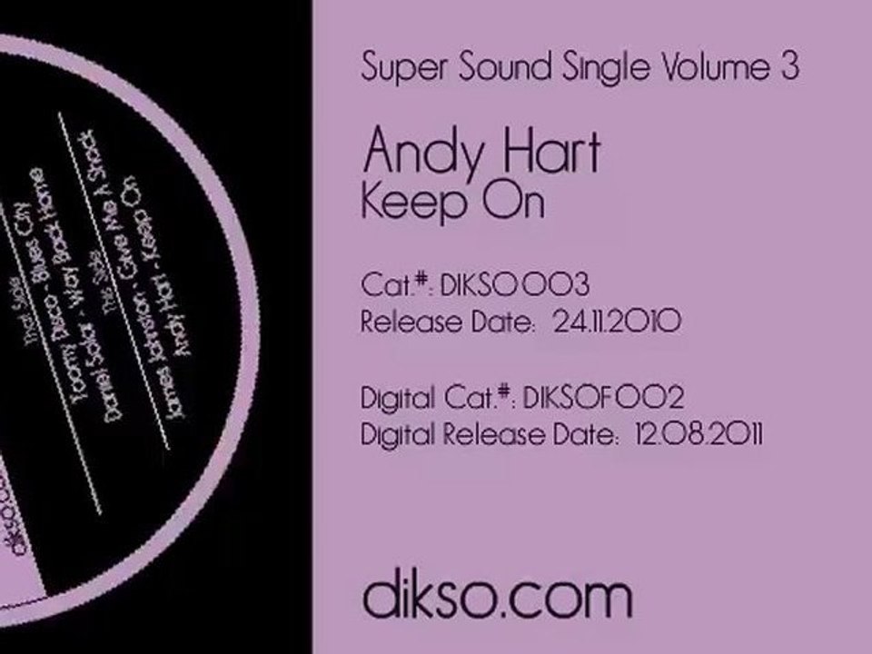 Andy Hart - Keep On [Dikso 003]