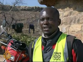 Lesotho 'moto-medics' boost health cycle
