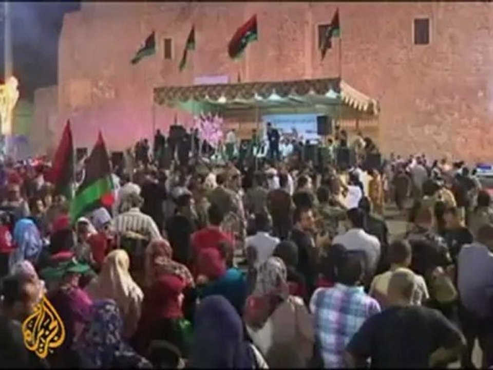 Libya celebrates democratic transition