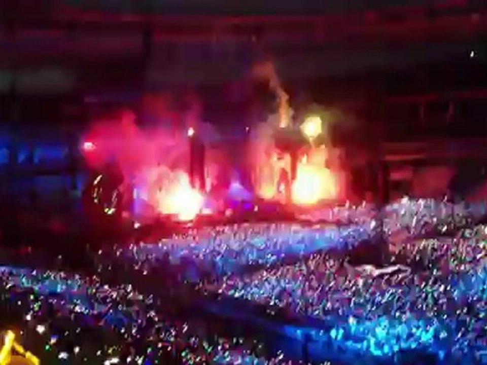 Coldplay stade de France Entrée en scène