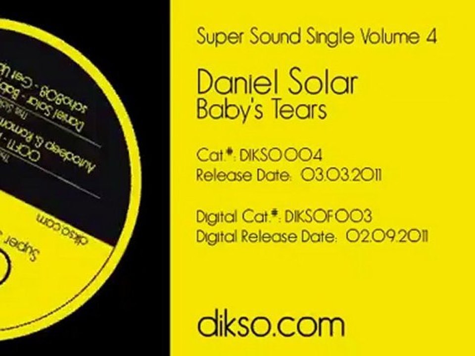Daniel Solar - Baby's Tears [Dikso 004]