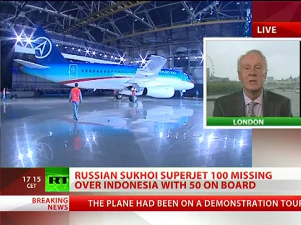 Russian Sukhoi SuperJet-100 missing on test flight in Indonesia