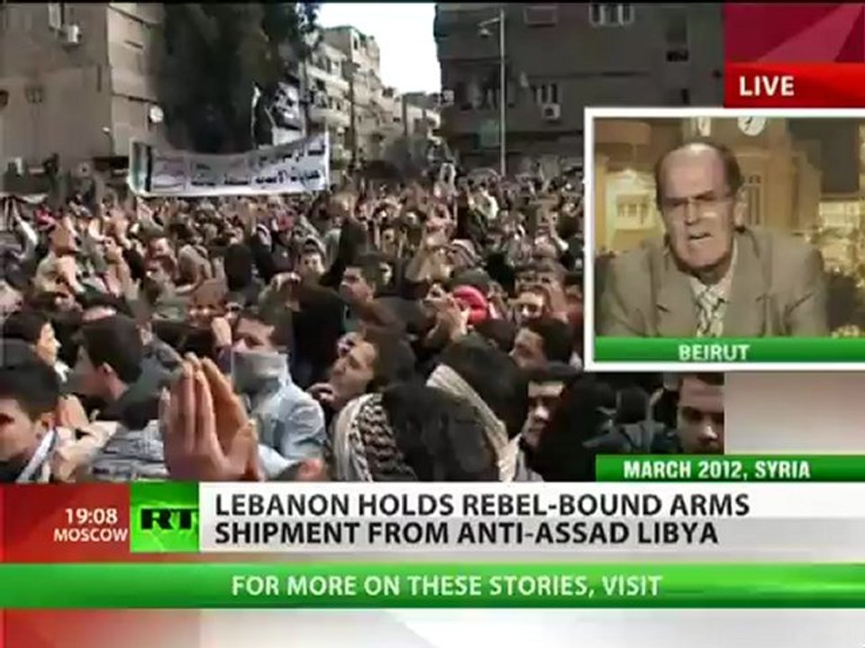 Lebanon seizes 150 tons of Libyan arms en route to Syrian rebels