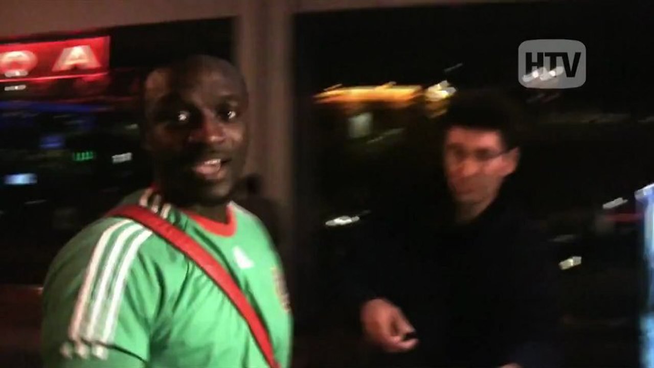 Akon Talks Soccer In Hollywood.