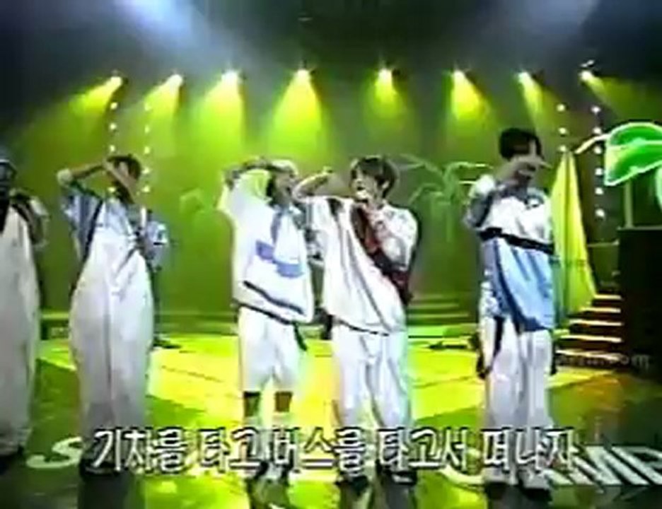 [perf] Shinhwa - Eusha! Eusha!  (Music camp 1998)