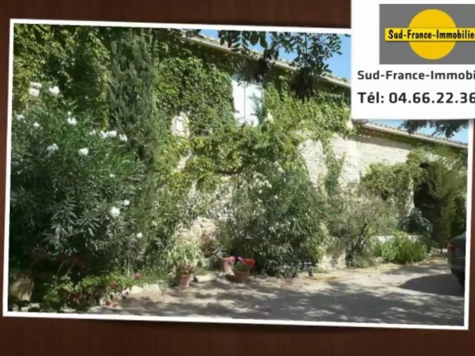 Réf. 1305 - A vendre - maison - REMOULINS (30210) - 4 pièces - 130m²