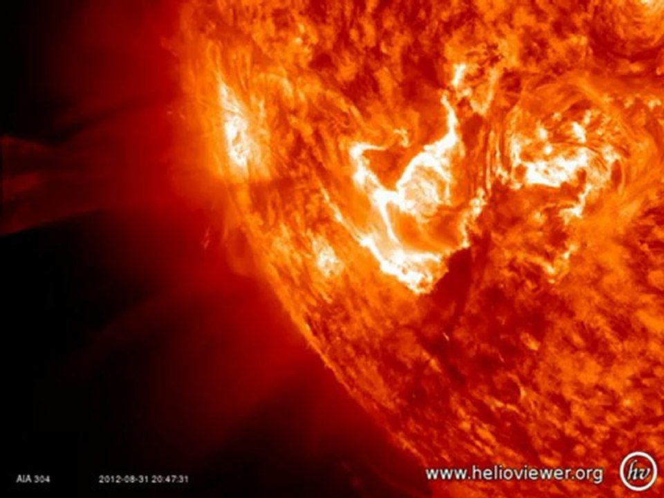 Eruption solaire 31/08:2012 : filament
