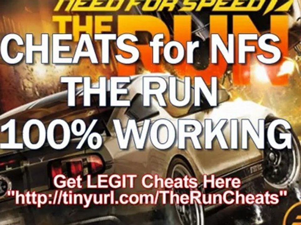 CHEATS for NFS THE RUN 100% WORKING