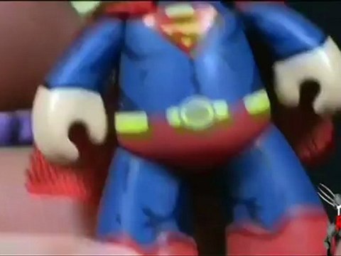 Collectible Spot - Mezco DC Universe Mez-itz 2 Mini Figures Superman and Mongul