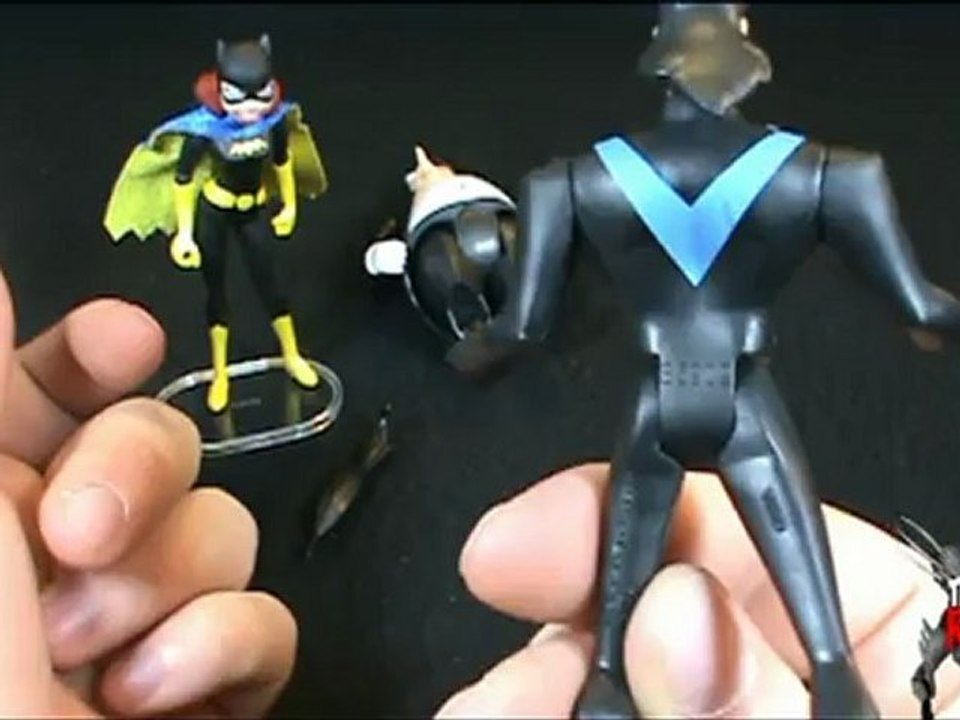 Toy Spot - Mattel Justice League Unlimited Fan Collection Batgirl, the Penguin and Nightwing