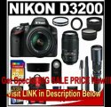 Nikon D3200 Digital SLR Camera & REVIEW