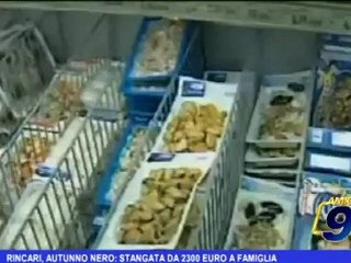 Rincari, autunno nero: stangata da 2300 euro a famiglia