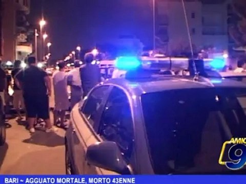 Bari | Agguato mortale, morto 43enne