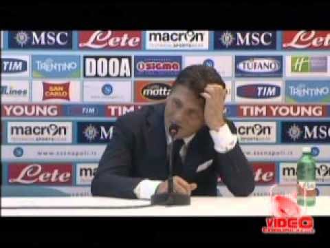 Napoli - Mazzarri: il San Paolo sembrava più una spiaggia che un campo sportivo (03.09.12)