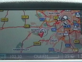 Lancer un guidage Carminat Bluetooth CD