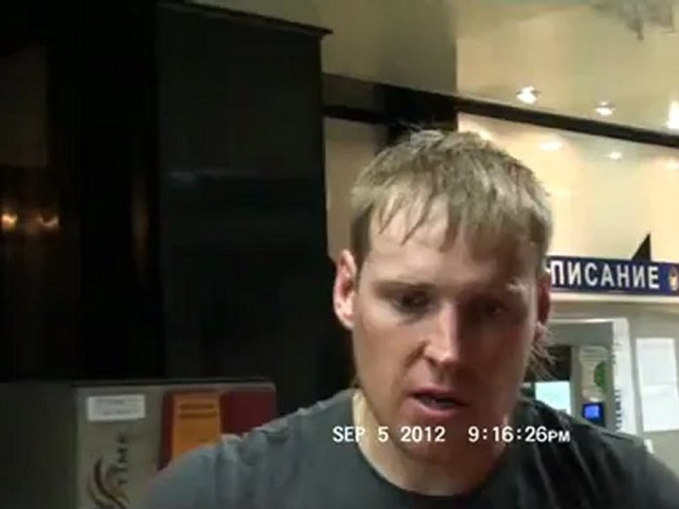 Андрей Кузьмин после игры с к.ЦСКА 05.09.12.