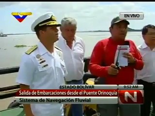 (Vídeo) Salida de embarcaciones que navegarán el Eje Orinoco-Apure