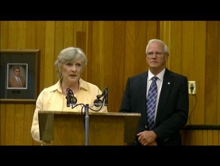 Connie Wright addresses City