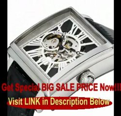 Stuhrling Original Men's 389.33151 Classic Automatic Skeleton Square Silvertone Watch Set REVIEW