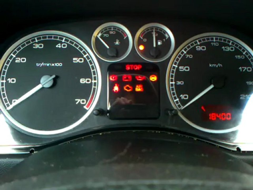 Aviso bateria baja Peugeot 307 - Vídeo Dailymotion