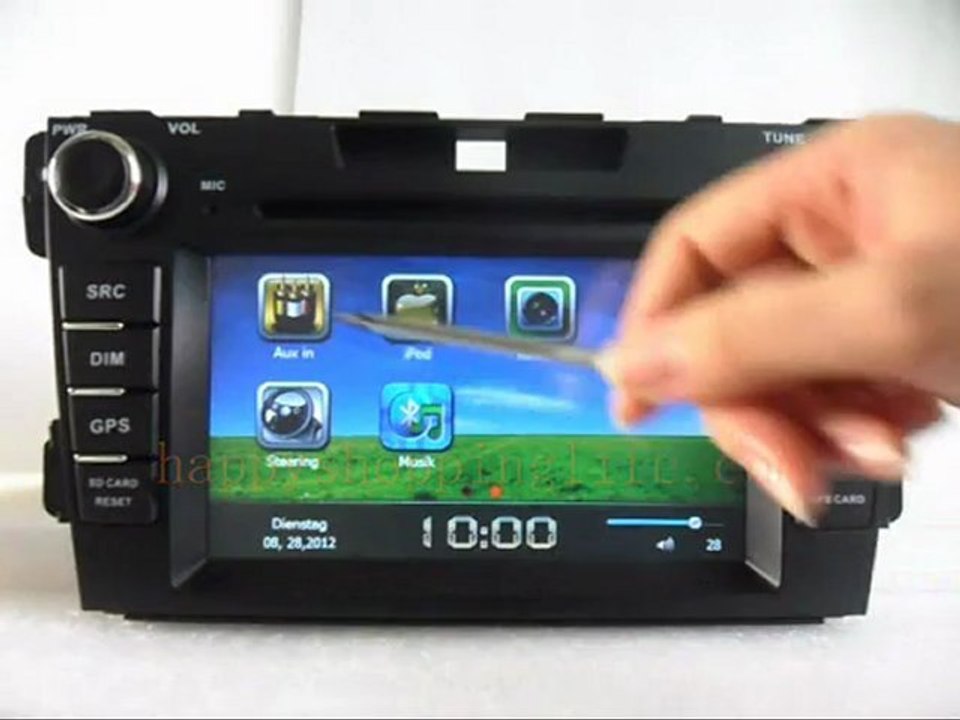 Mazda CX 7 Autoradio, Mazda CX 7 Autoradio mit Bildschirm, Mazda CX 7 Autoradio mit Navi