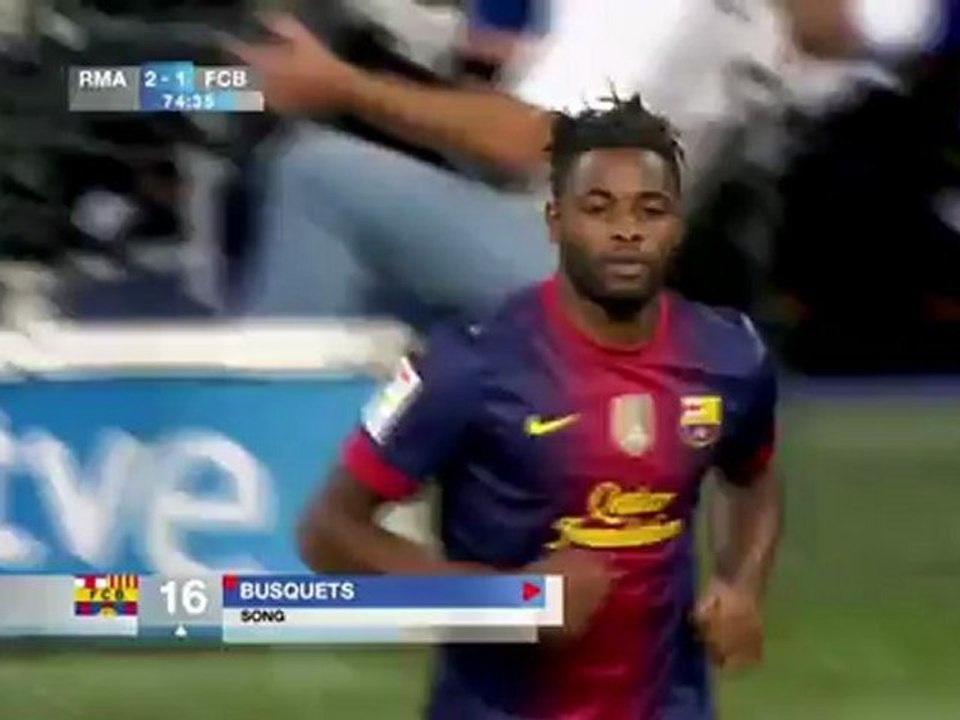 2012 Supercopa 2nd Leg - Barcelona vs Real Madrid - Second Half 720p