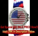 Geneva American Flag Silrican Flag Silicone Watch - Special Design - Limited Edition