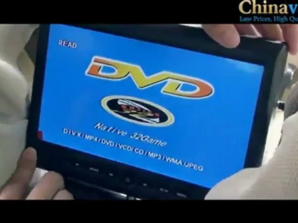 interior car accessories:8.5 Inch LCD Armrest Monitor with Built-in DVD Player