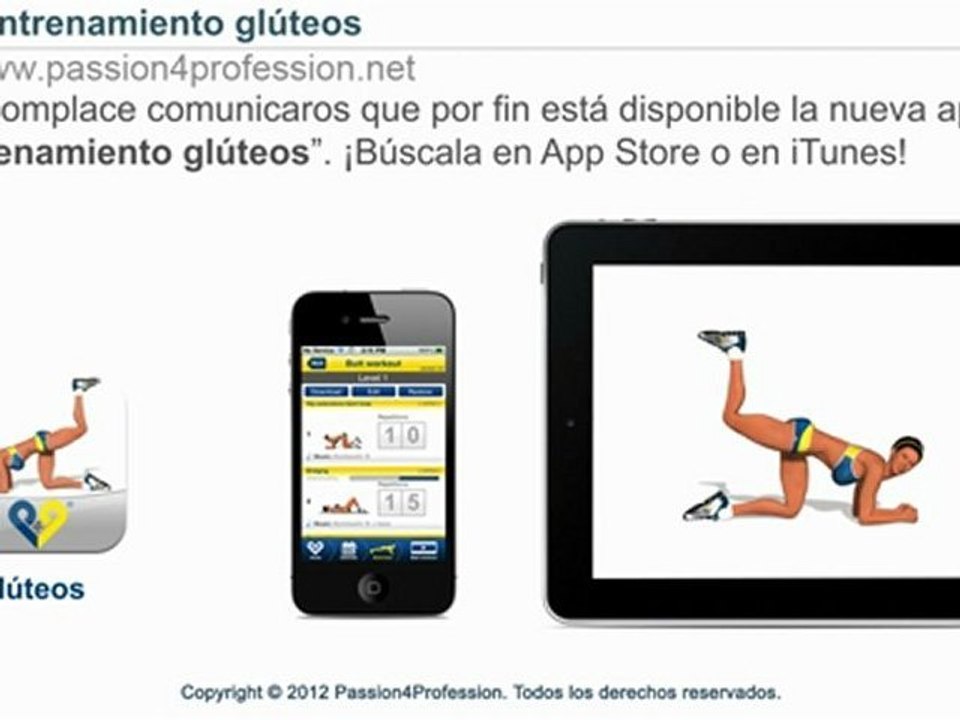 Entrenamiento glúteos App iTunes