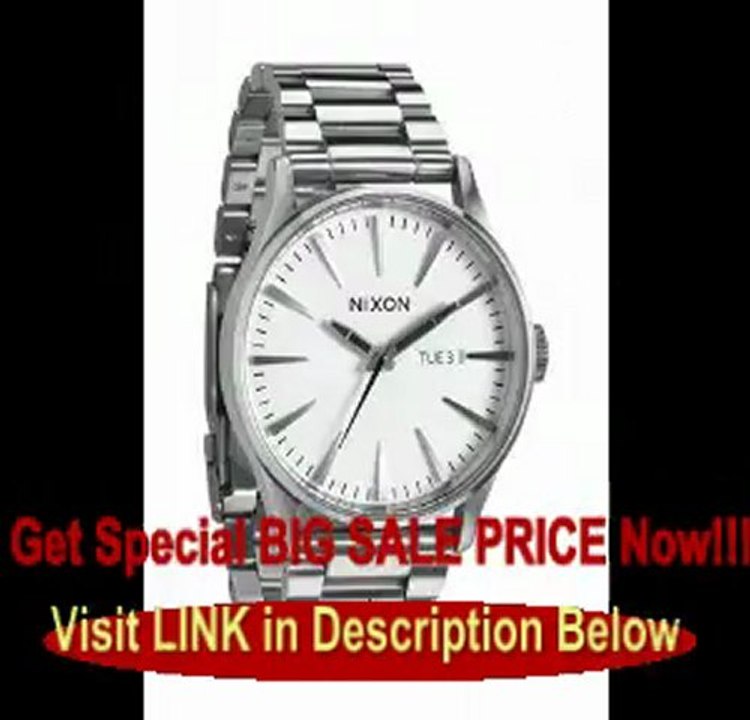 Nixon Sentry SS Watch White, One Size For Sale