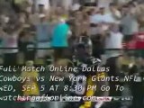 Dallas Cowboys vs New York Giants Full Match Stream