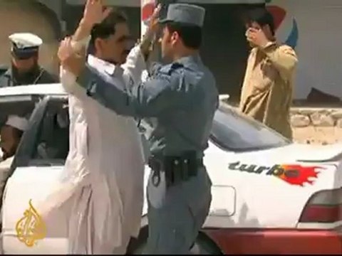 In one town Afghan police make strides